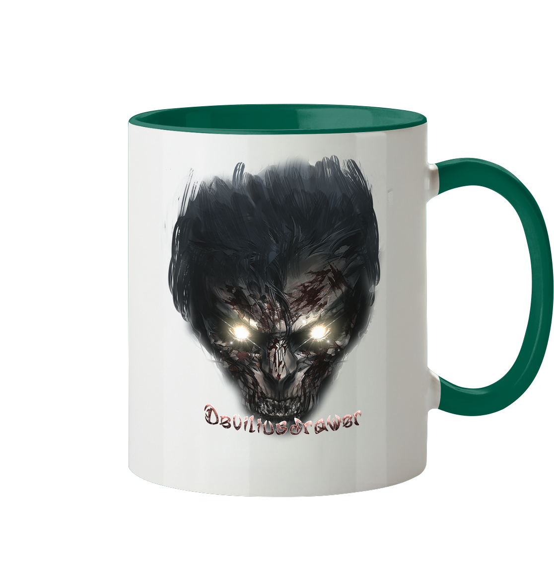 Deviliusdrawer Dark Zombie - Tasse zweifarbig