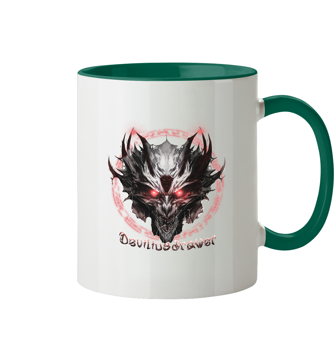 Deviliusdrawer Magic Glow Devil - Tasse zweifarbig