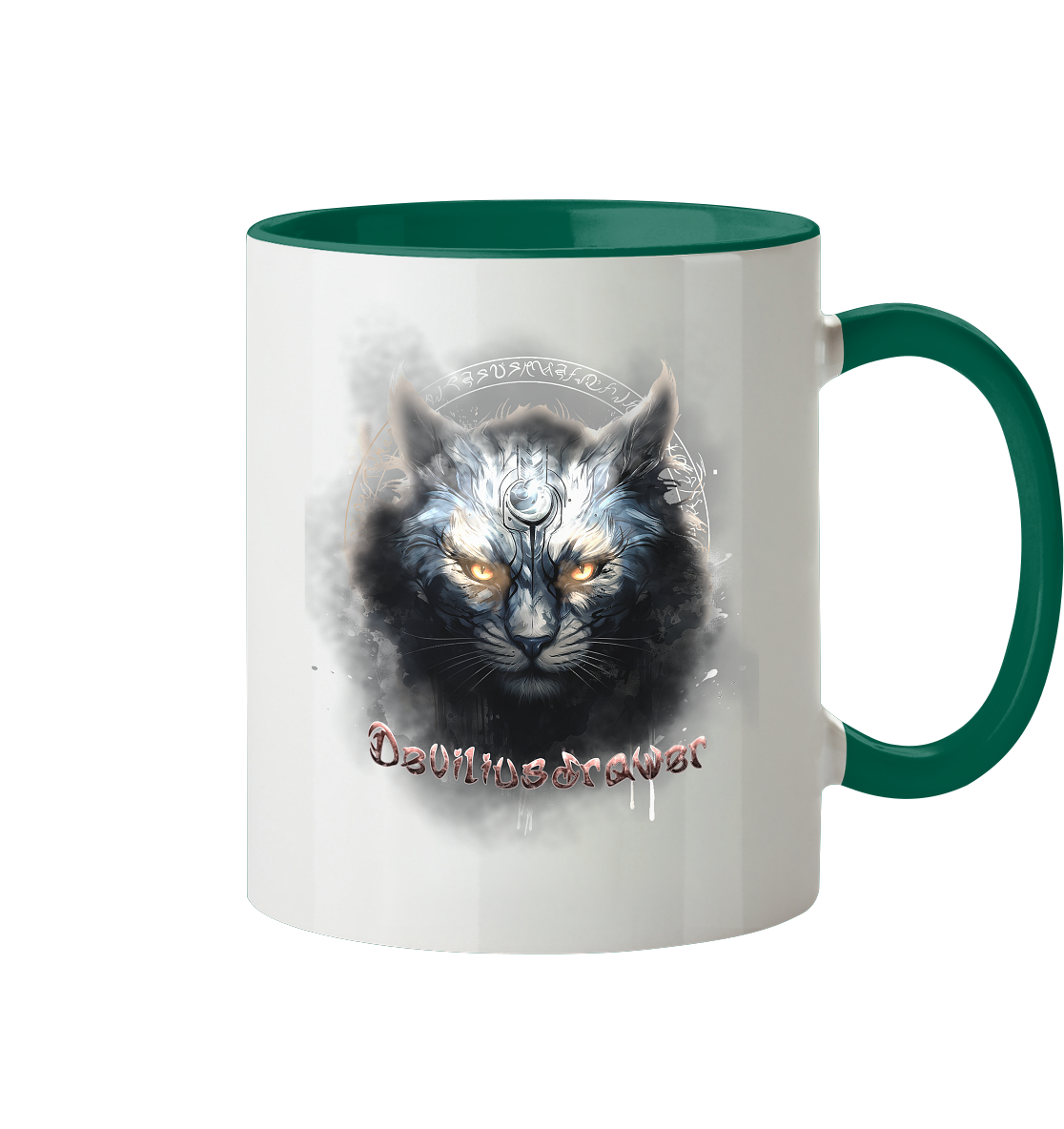 Deviliusdrawer Mysthic Cat - Tasse zweifarbig