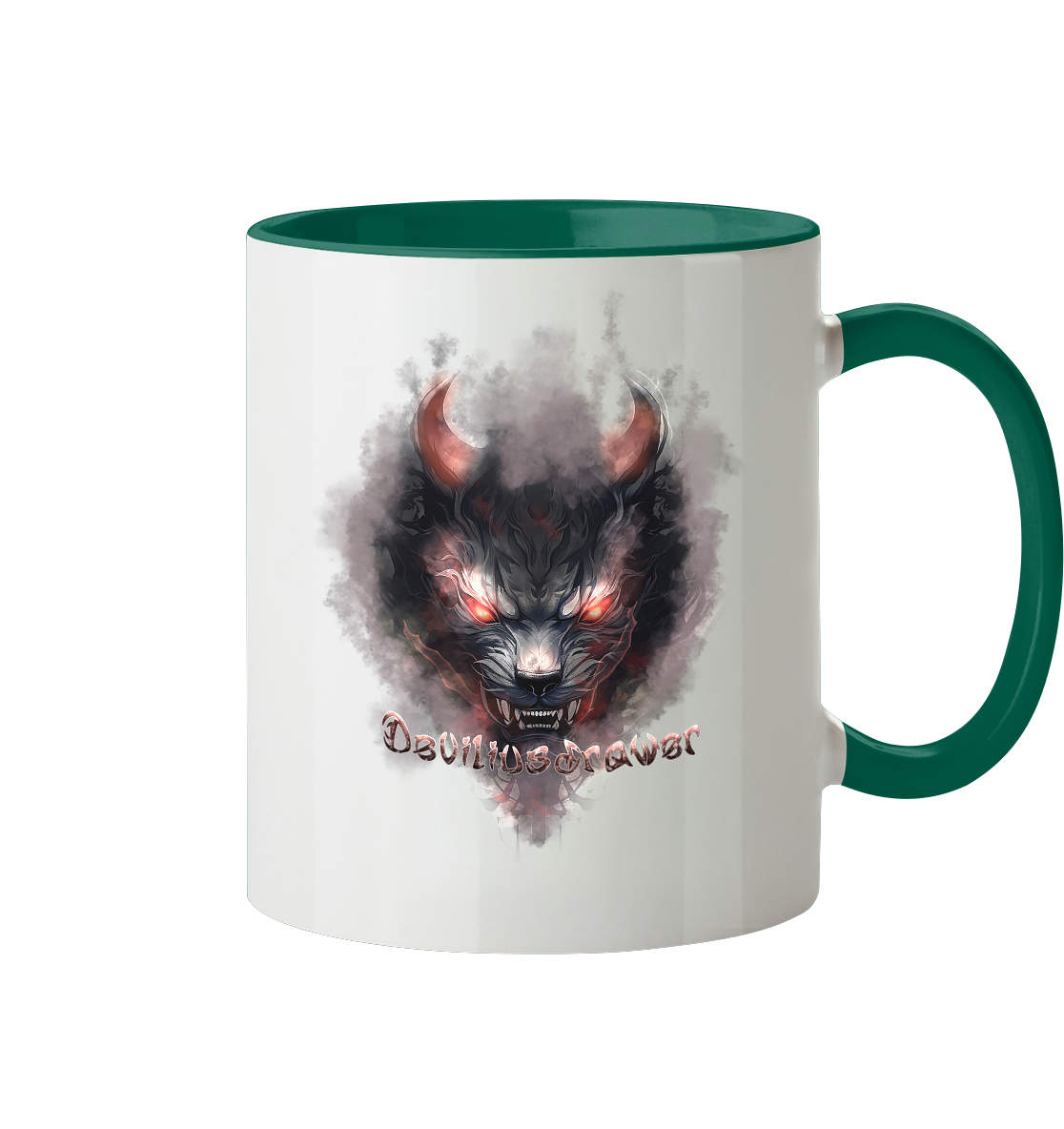 Deviliusdrawer Red Smoked Cat - Tasse zweifarbig