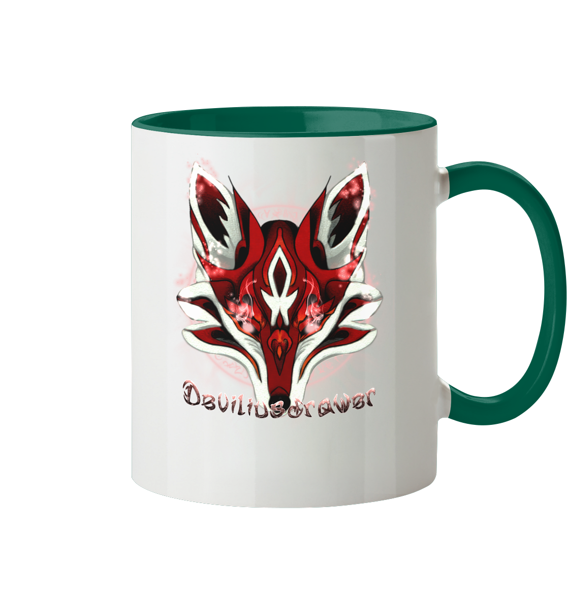 Deviliusdrawer Red Eyed Fox - Tasse zweifarbig
