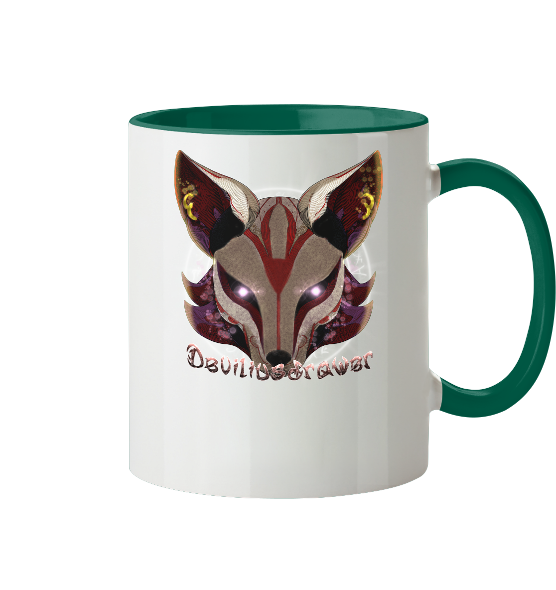 Deviliusdrawer Magic Kitsune - Tasse zweifarbig