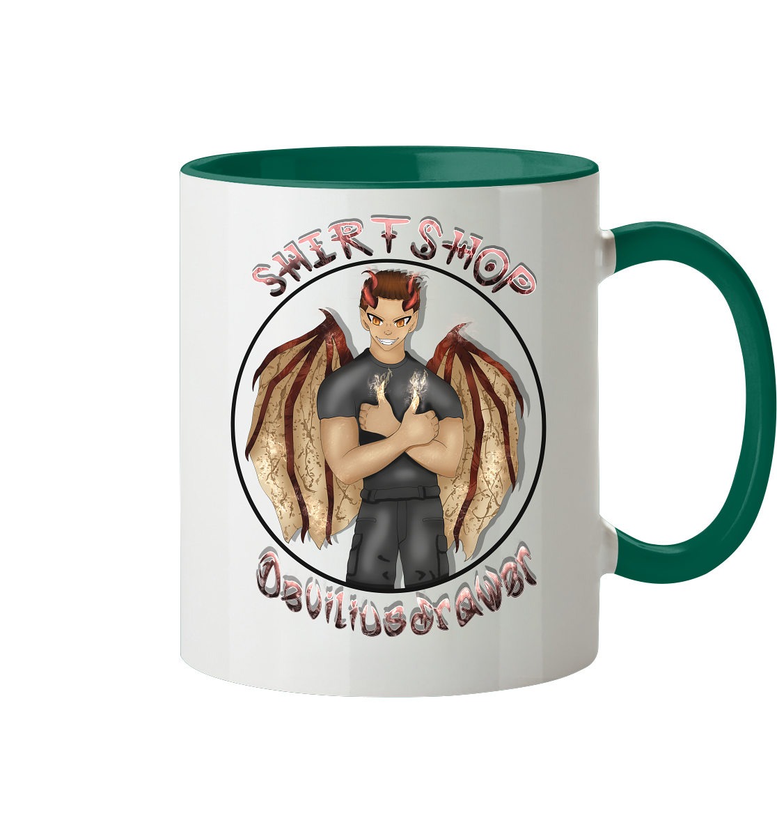 Deviliusdrawer Devilshop - Tasse zweifarbig