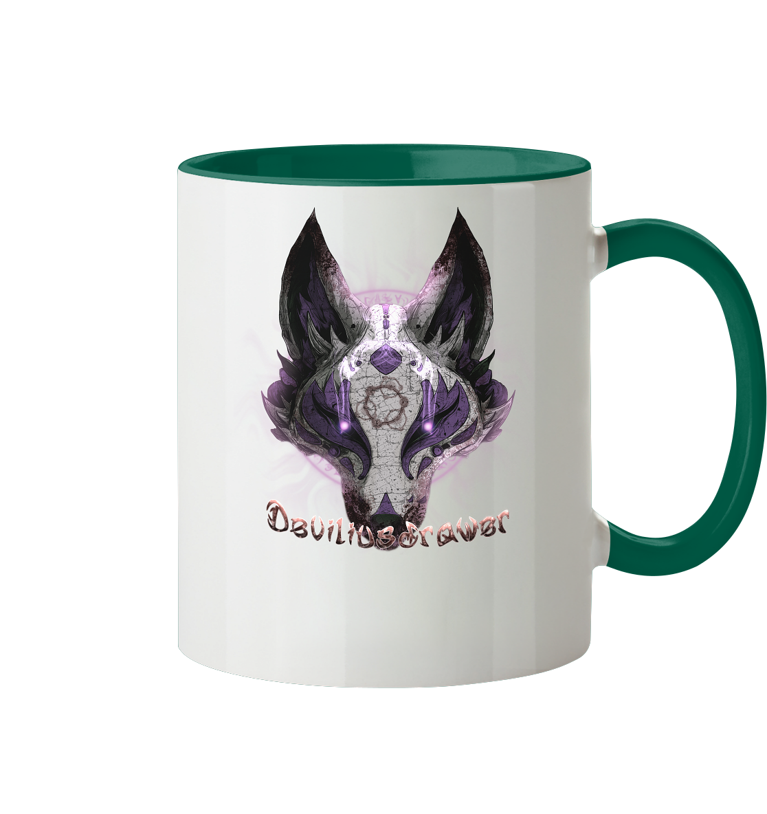 Deviliusdrawer Dark Kitsune - Tasse zweifarbig