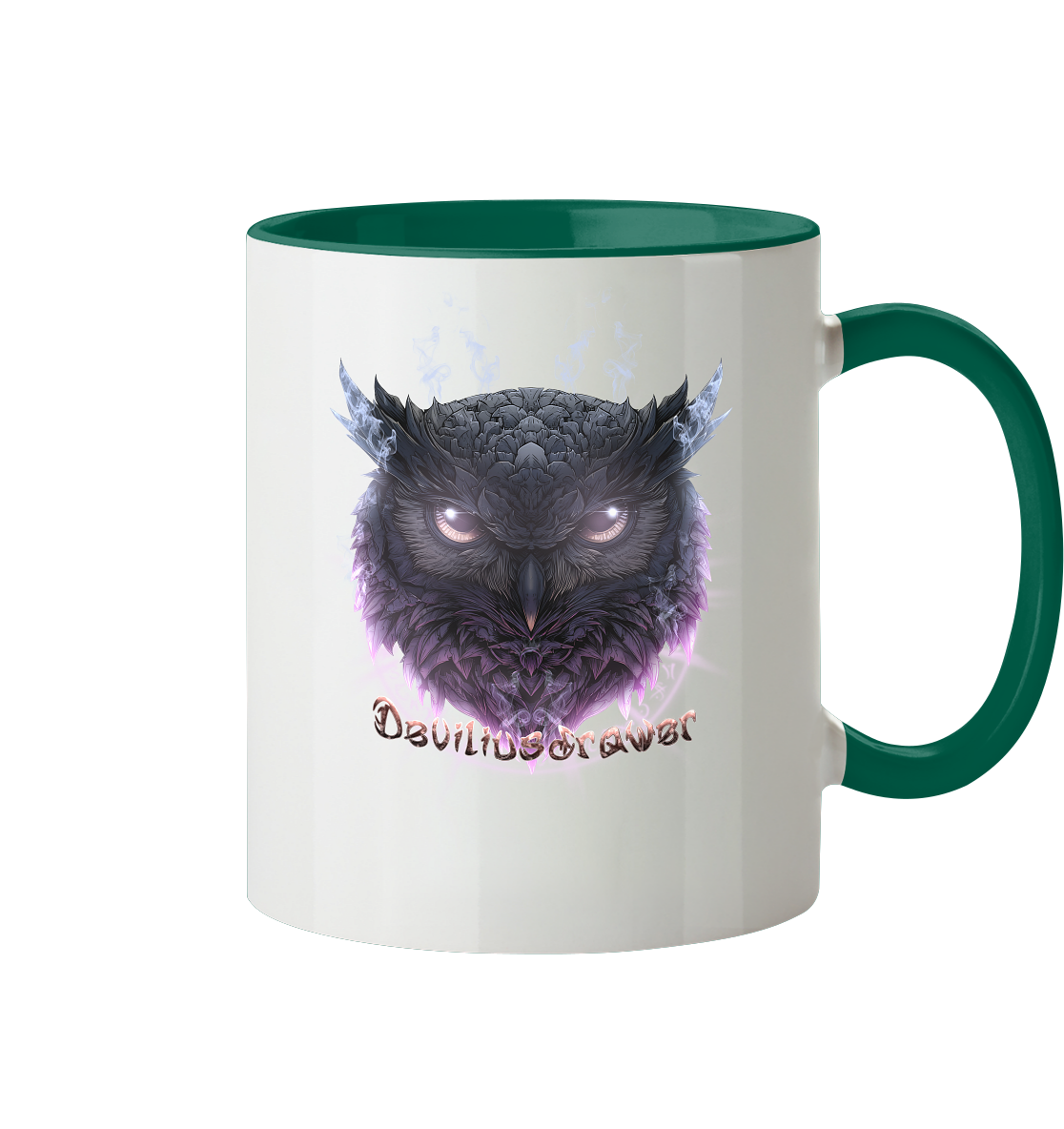 Deviliusdrawer Darkness Owl - Tasse zweifarbig