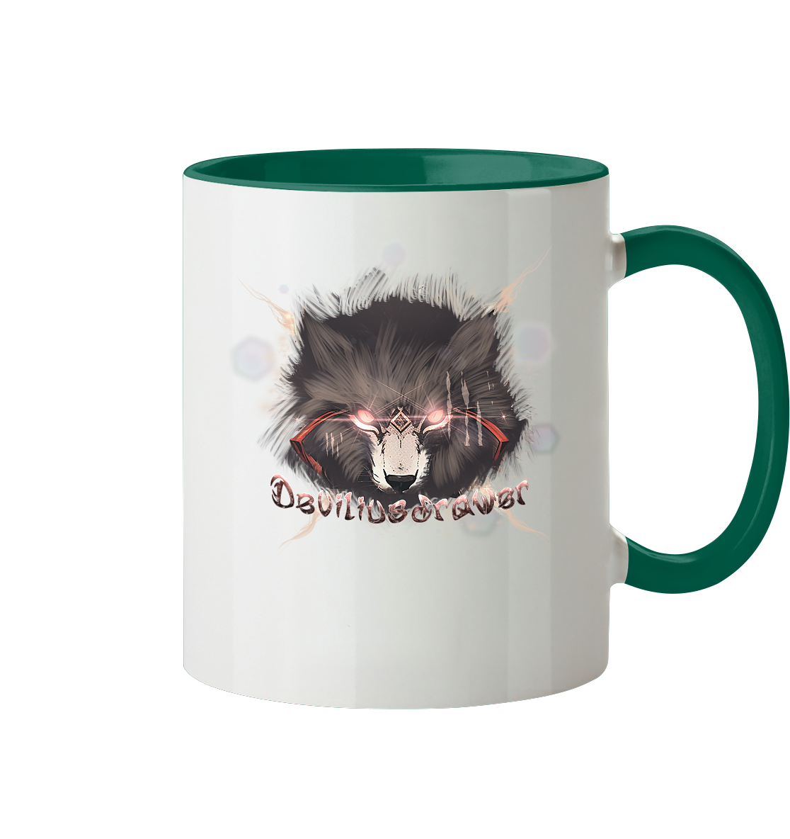 Deviliusdrawer Sparking Wolf - Tasse zweifarbig