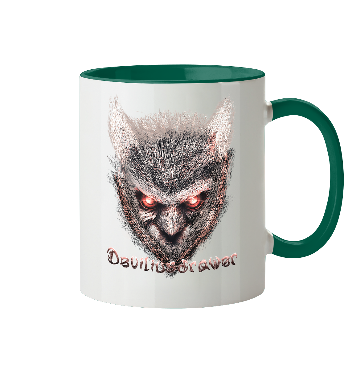 Deviliusdrawer Red Eyed Owl - Tasse zweifarbig