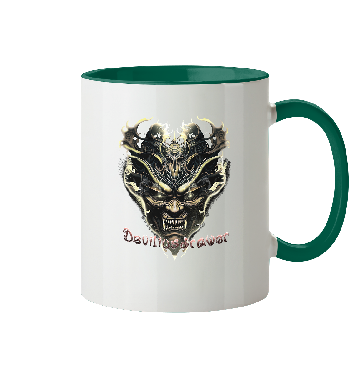 Deviliusdrawer Golden Demon Vampire - Tasse zweifarbig