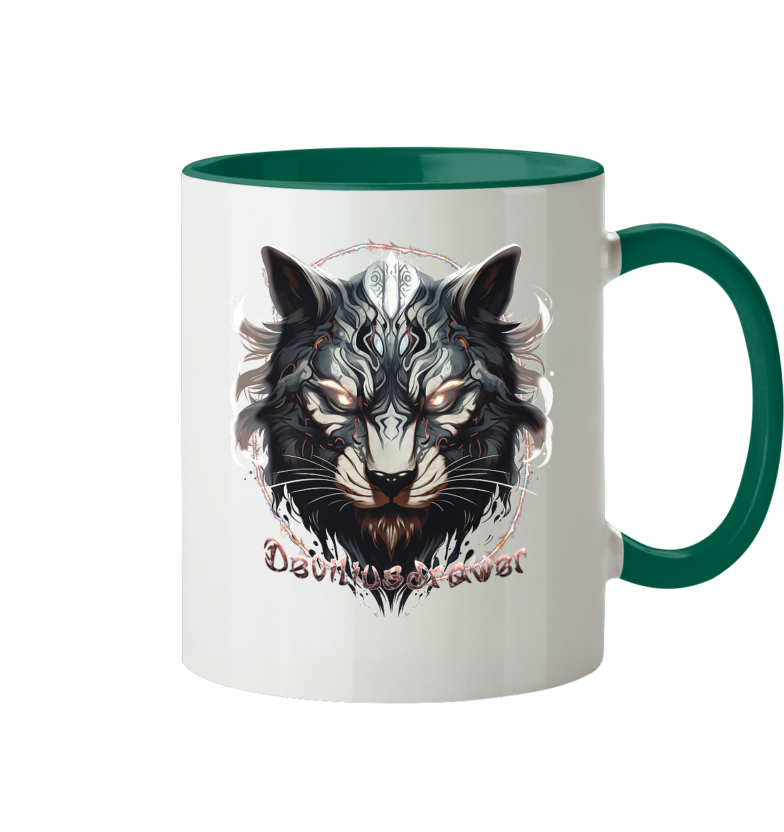 Deviliusdrawer Wolfcat - Tasse zweifarbig