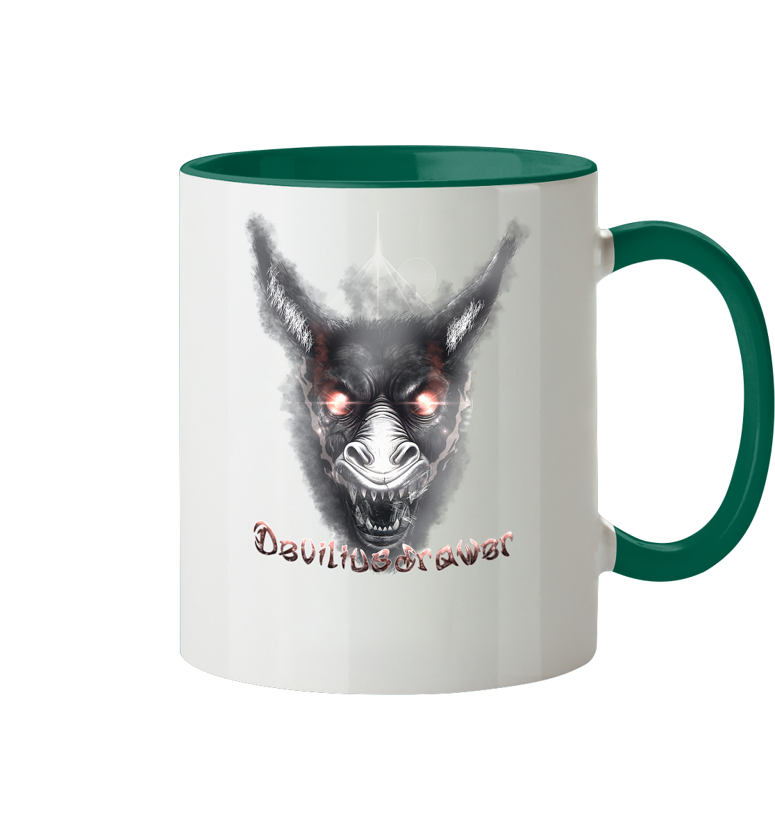 Deviliusdrawer Evil Donkey - Tasse zweifarbig