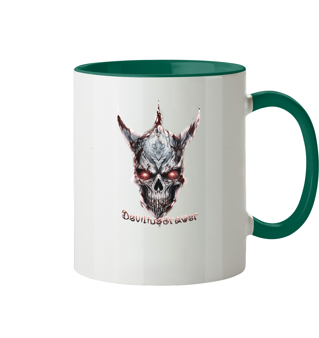 Deviliusdrawer Bloody Skeleton - Tasse zweifarbig