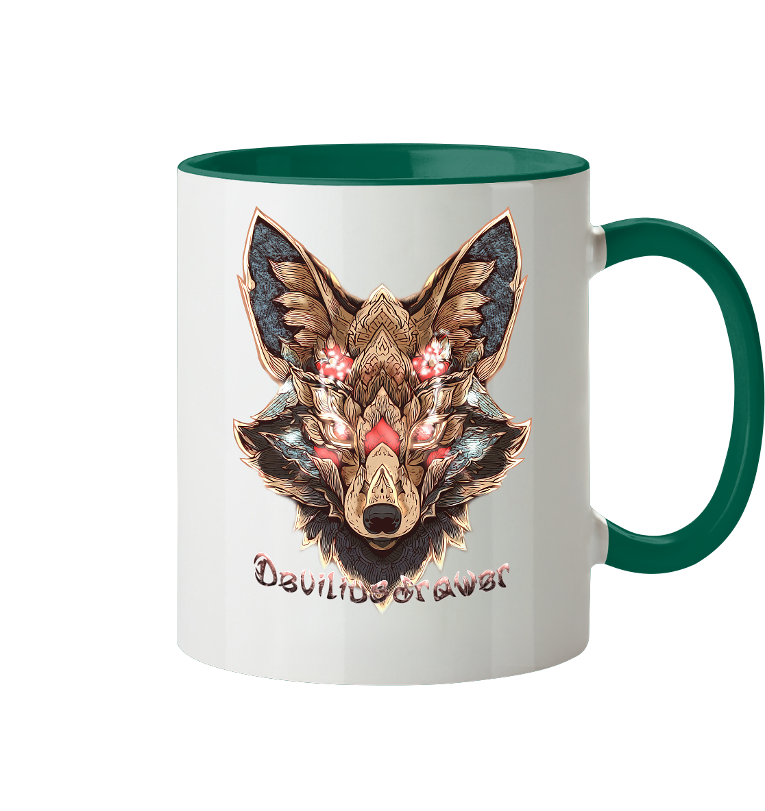 Deviliusdrawer Cristal Kitsune - Tasse zweifarbig