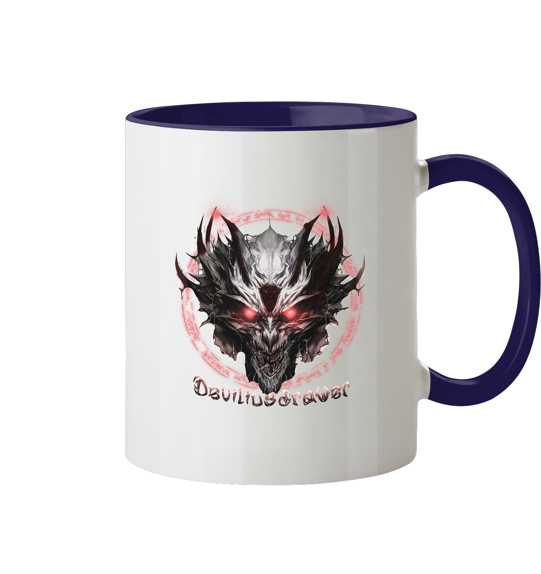 Deviliusdrawer Magic Glow Devil - Tasse zweifarbig