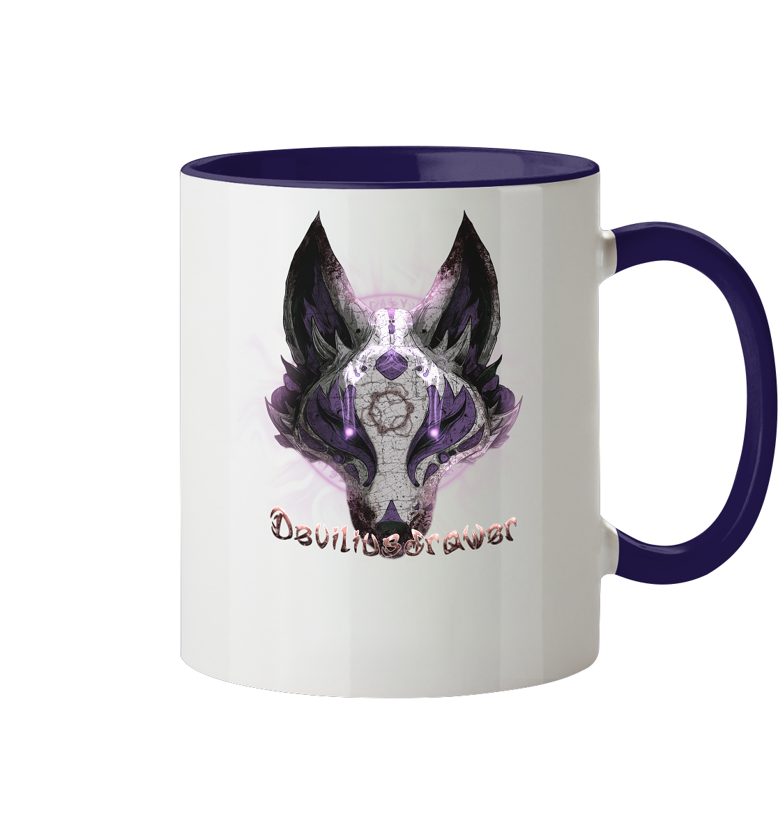 Deviliusdrawer Dark Kitsune - Tasse zweifarbig