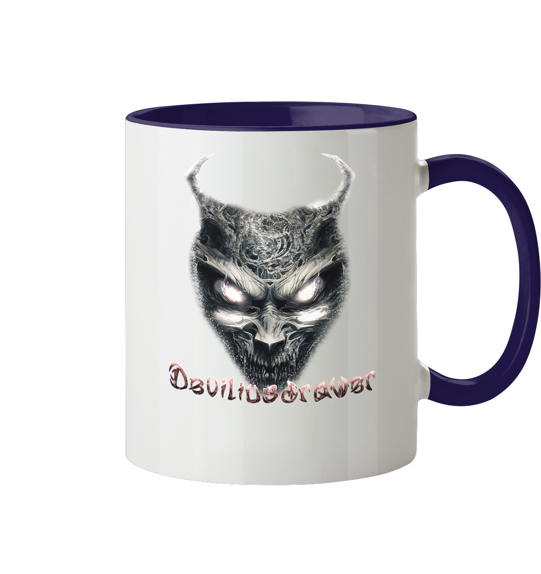 Deviliusdrawer Demonic Evil Zombie - Tasse zweifarbig