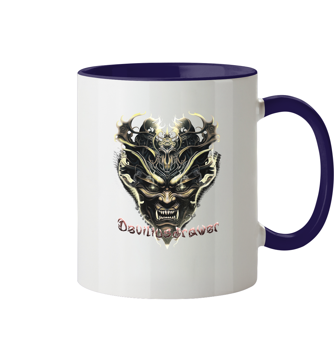Deviliusdrawer Golden Demon Vampire - Tasse zweifarbig