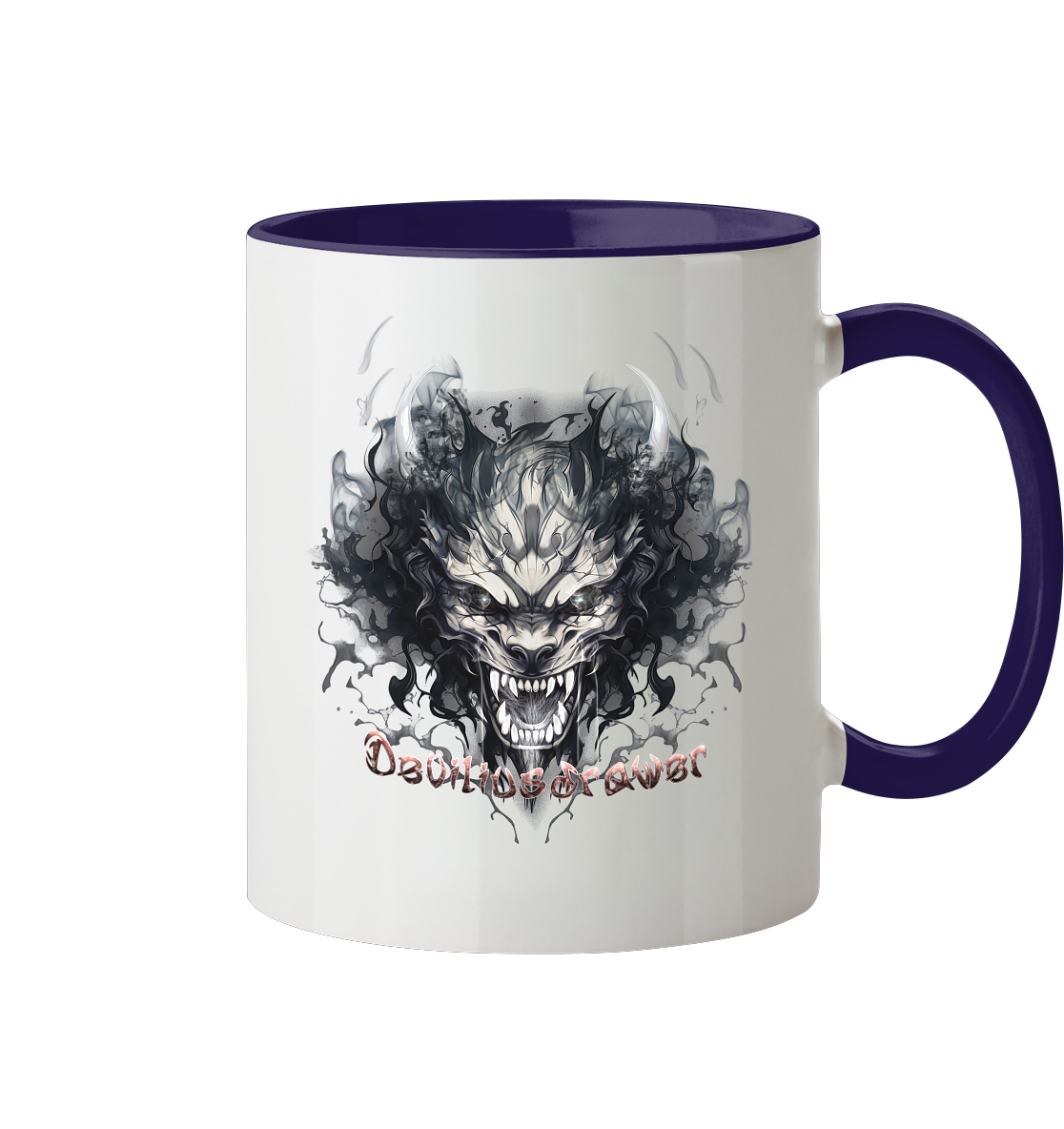 Deviliusdrawer Smoke Beast - Tasse zweifarbig