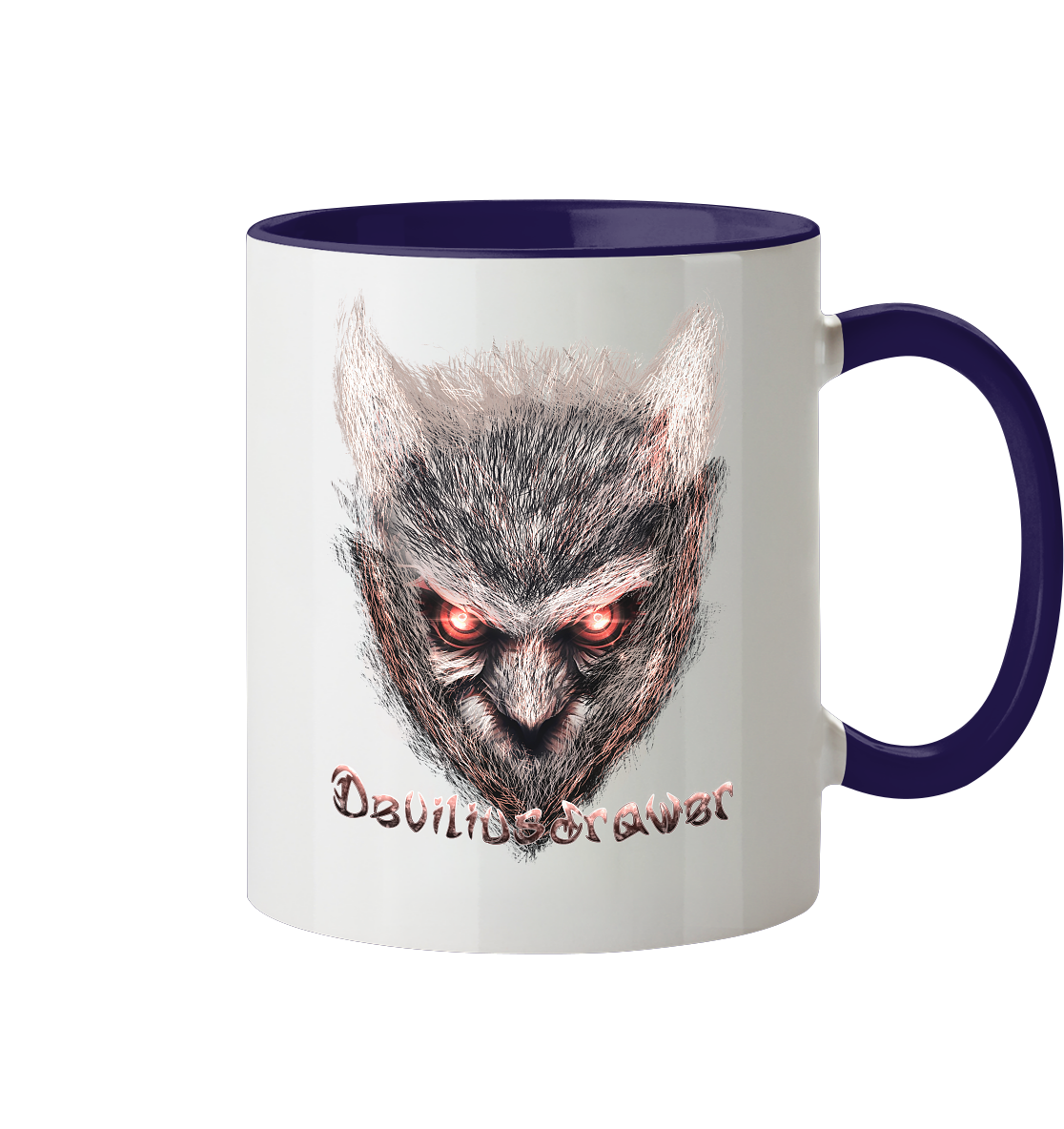 Deviliusdrawer Red Eyed Owl - Tasse zweifarbig