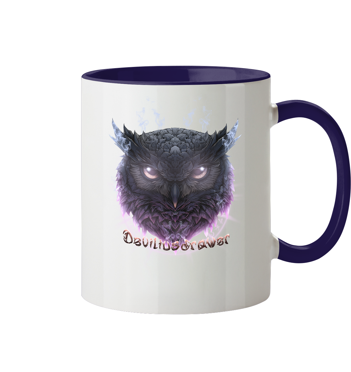 Deviliusdrawer Darkness Owl - Tasse zweifarbig