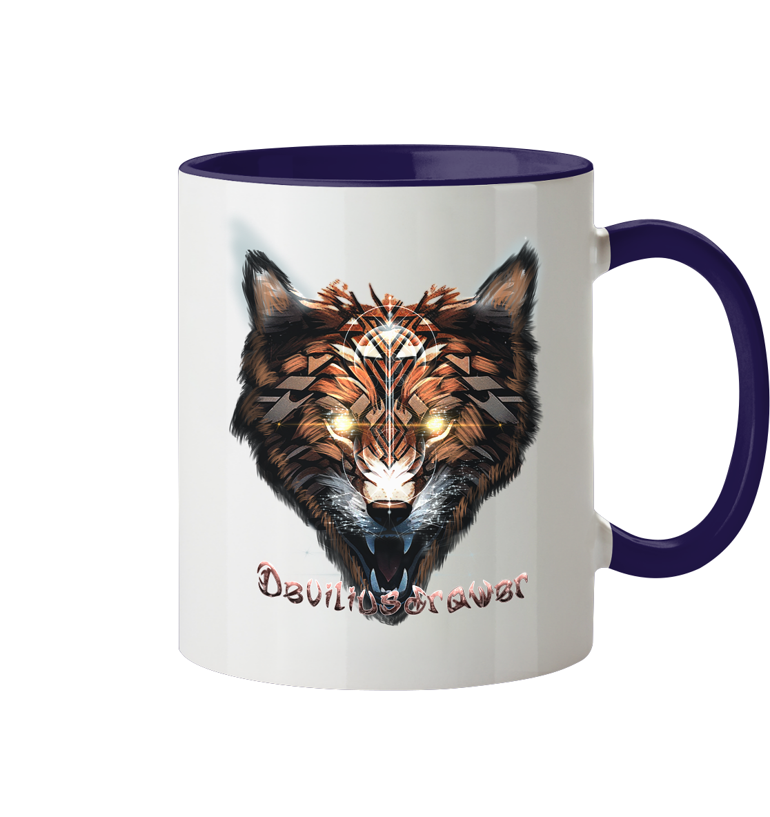 Deviliusdrawer Foxwolf - Tasse zweifarbig