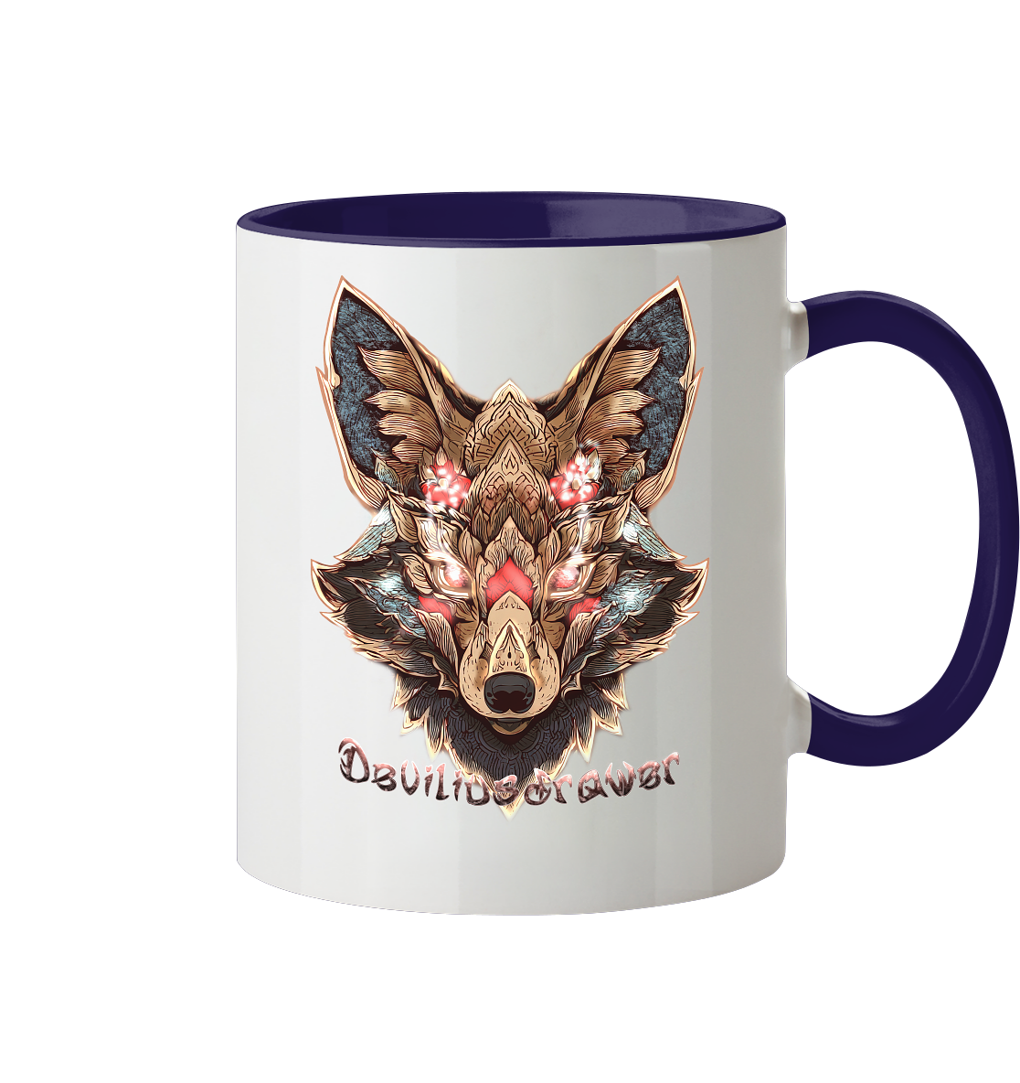 Deviliusdrawer Cristal Kitsune - Tasse zweifarbig