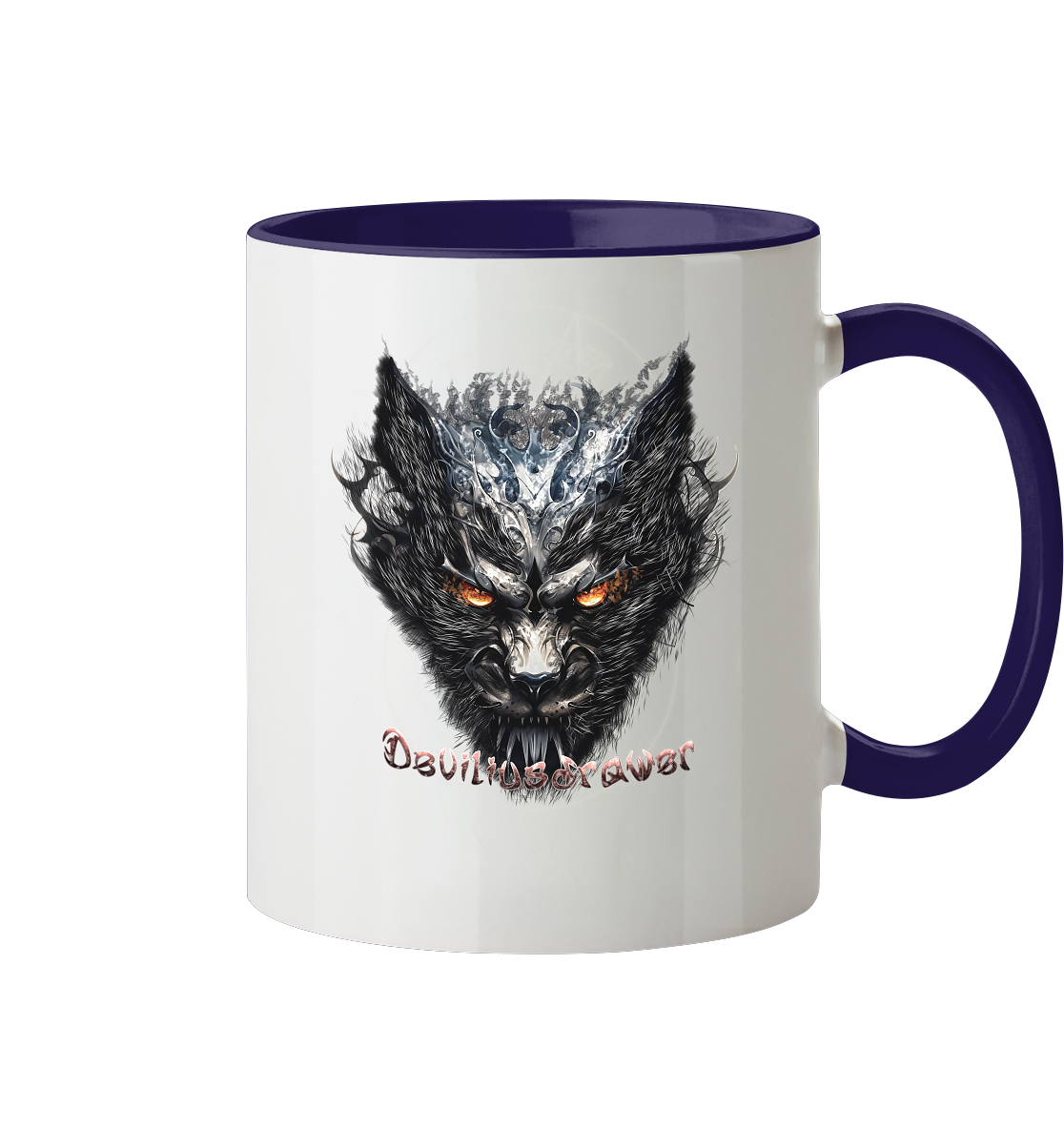 Deviliusdrawer Iron Cat - Tasse zweifarbig