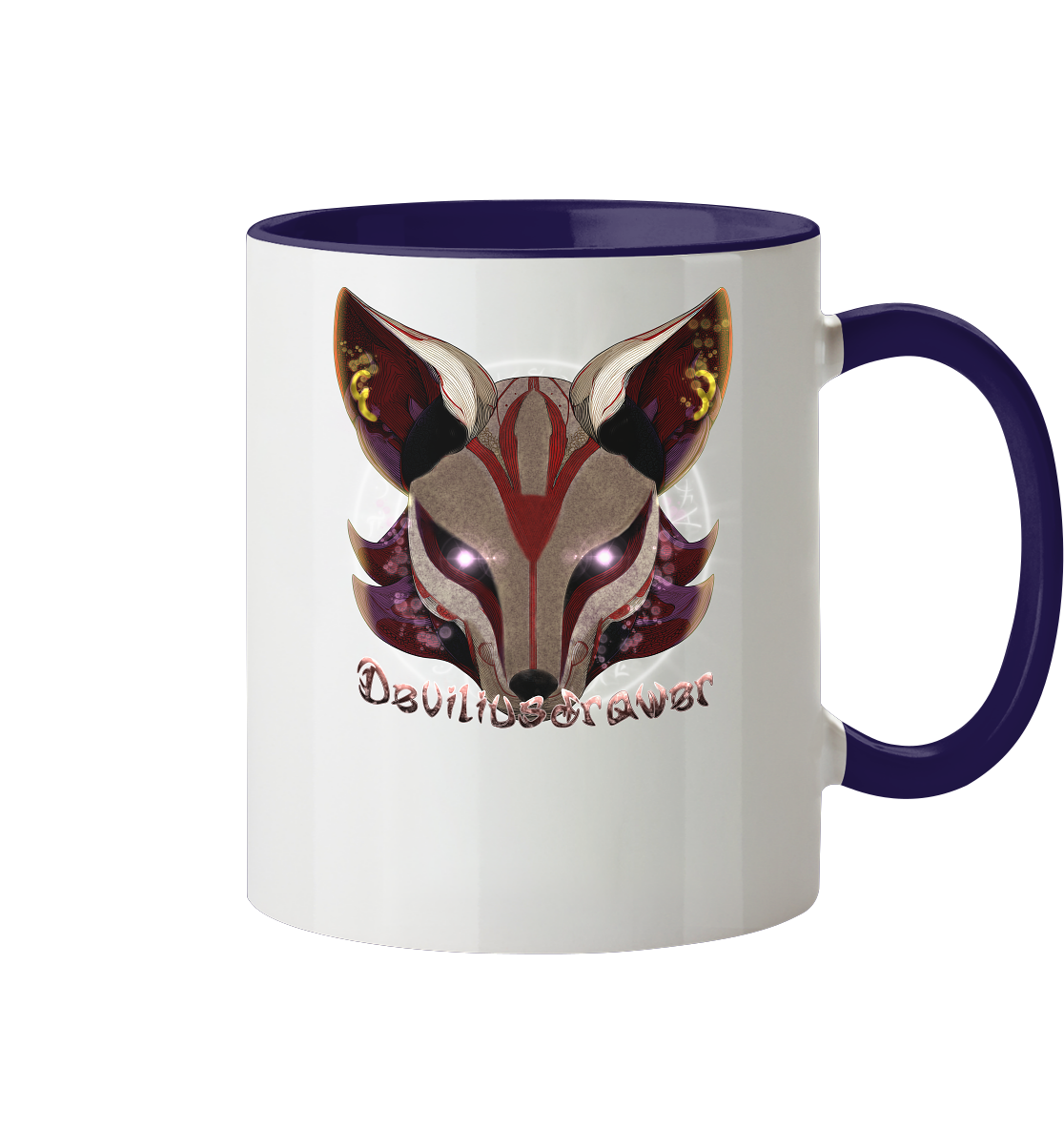 Deviliusdrawer Magic Kitsune - Tasse zweifarbig