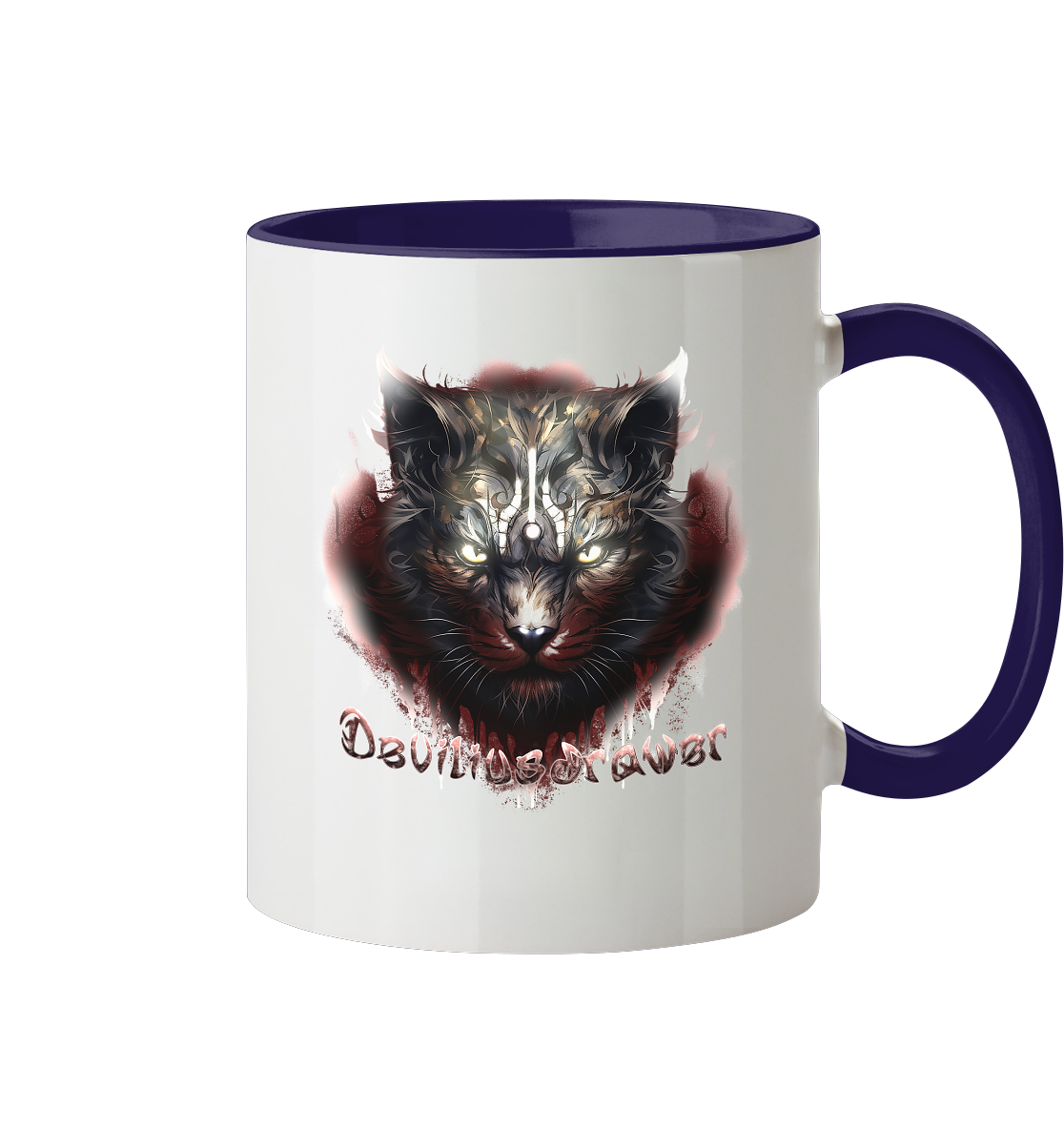 Deviliusdrawer Angry Badass - Tasse zweifarbig