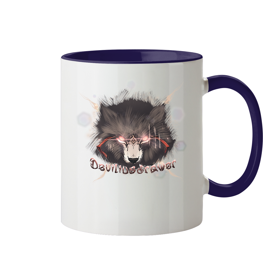 Deviliusdrawer Sparking Wolf - Tasse zweifarbig