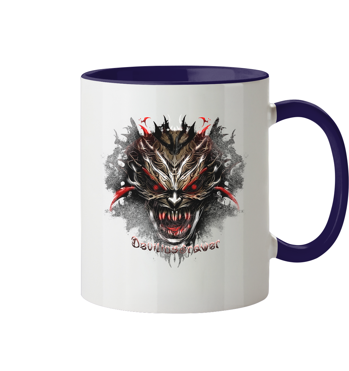 Deviliusdrawer Dark Redeyed Devil - Tasse zweifarbig