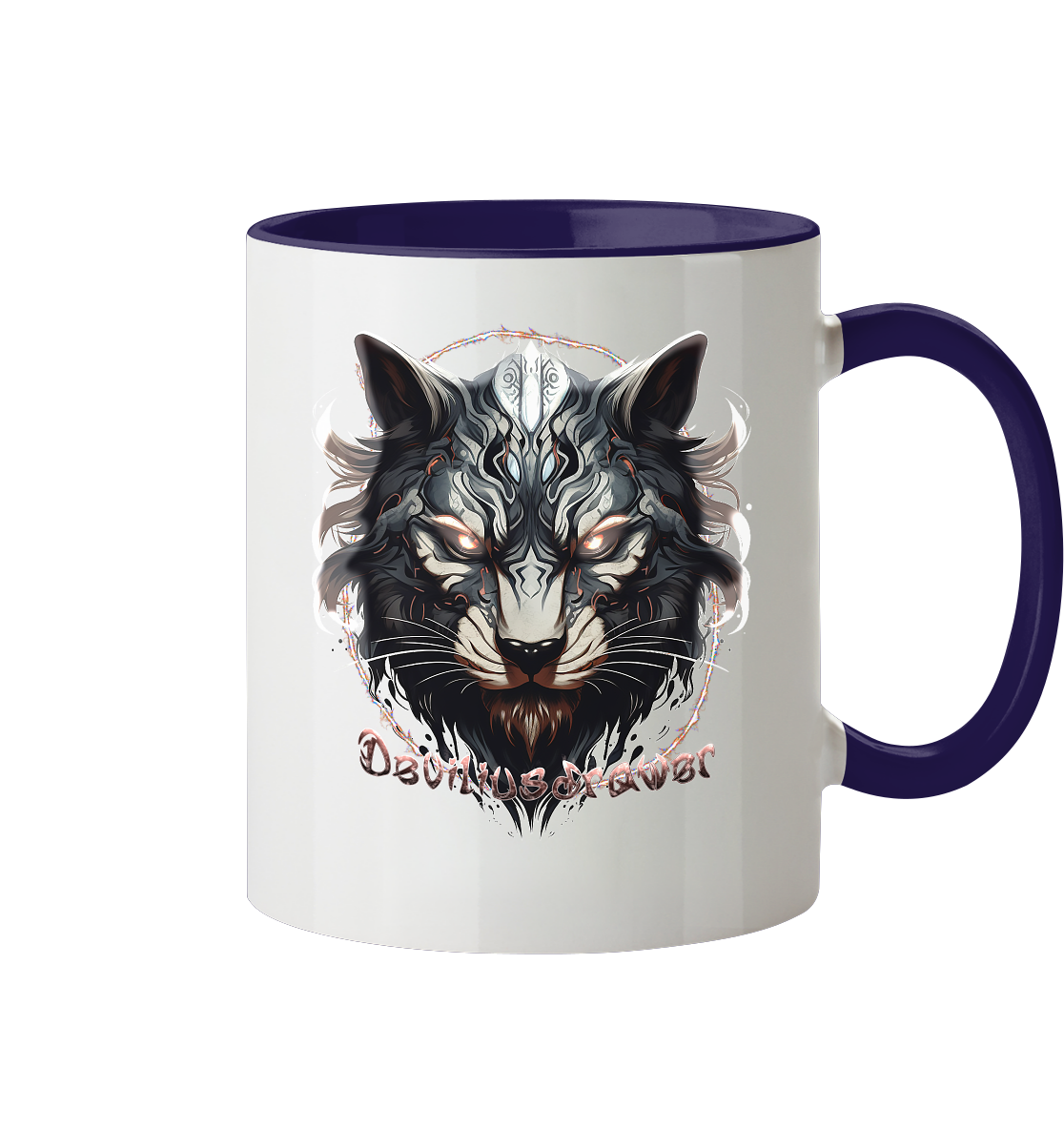 Deviliusdrawer Wolfcat - Tasse zweifarbig