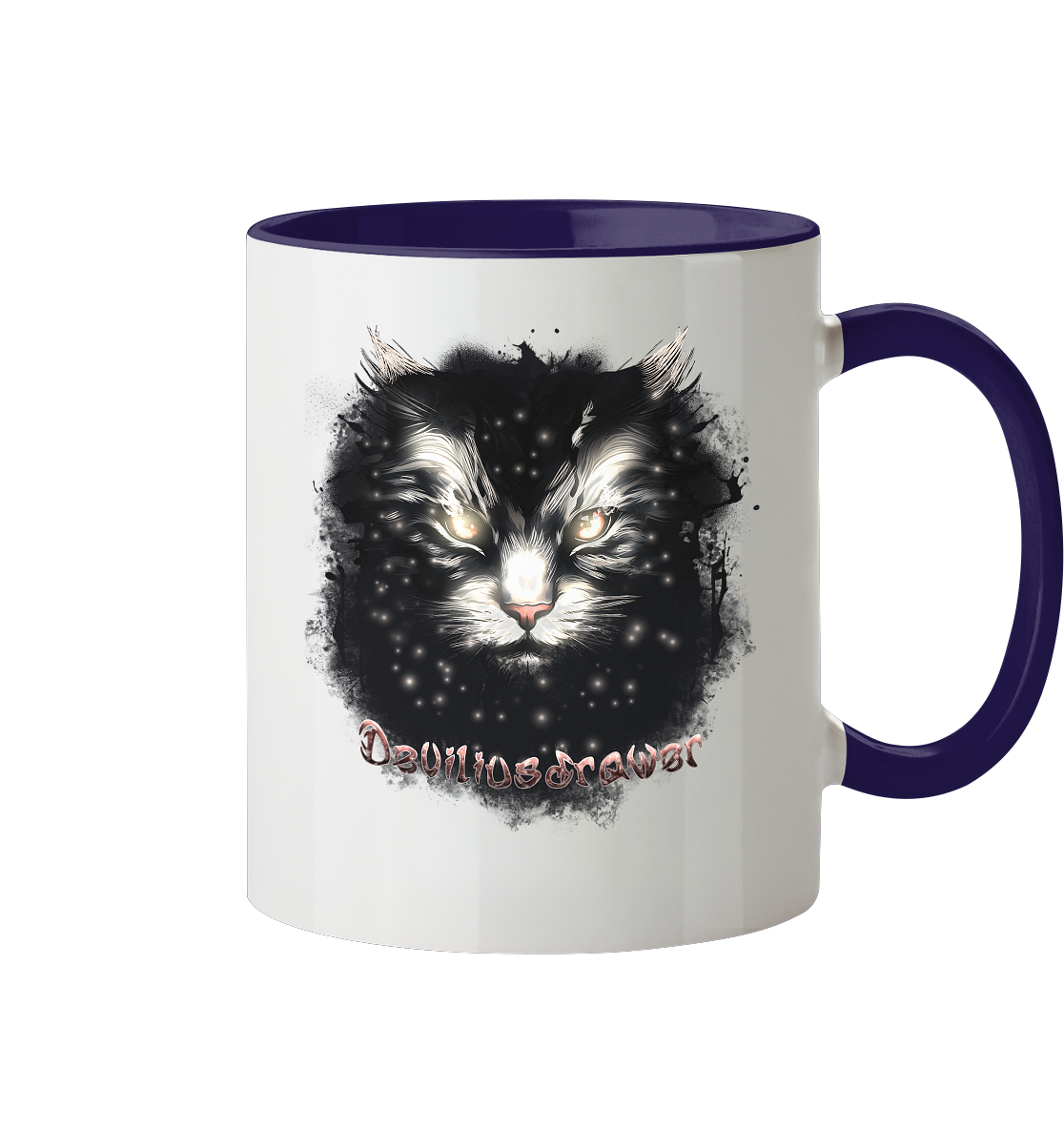 Deviliusdrawer Star Cat - Tasse zweifarbig
