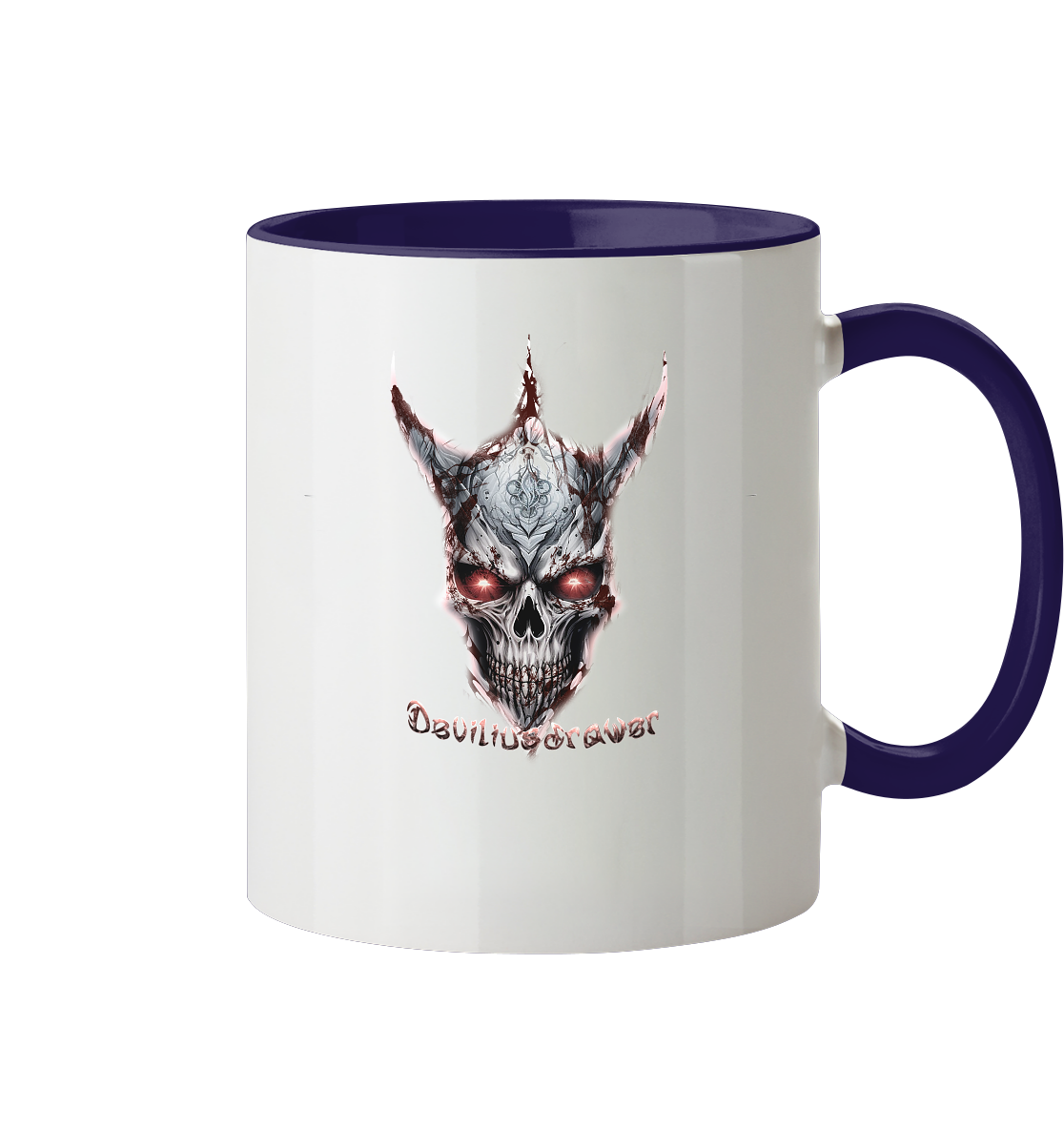 Deviliusdrawer Bloody Skeleton - Tasse zweifarbig
