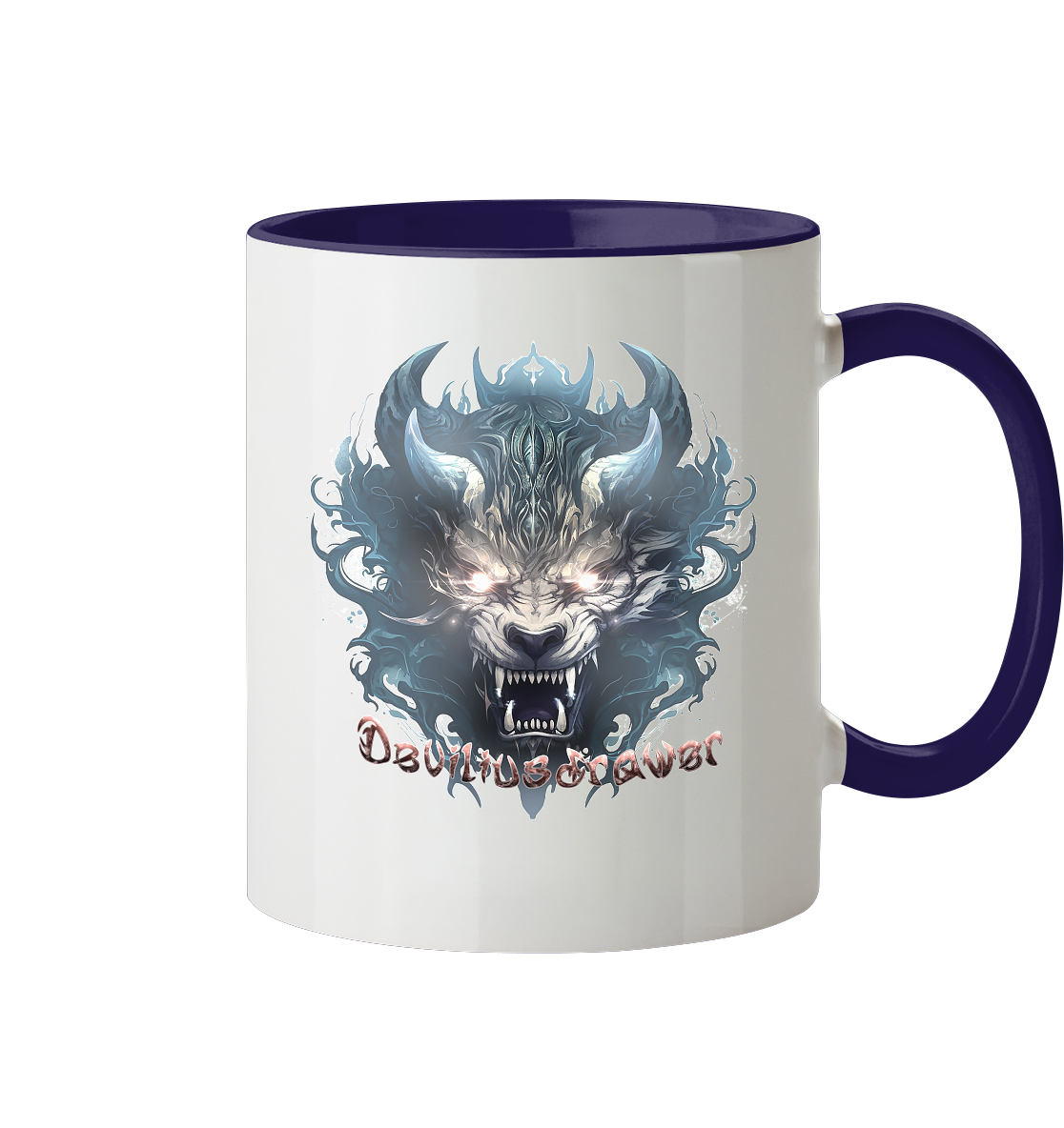 Deviliusdrawer Water Horn Tiger - Tasse zweifarbig