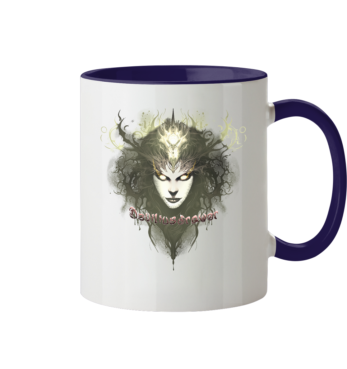 Deviliusdrawer Golden Demonica - Tasse zweifarbig