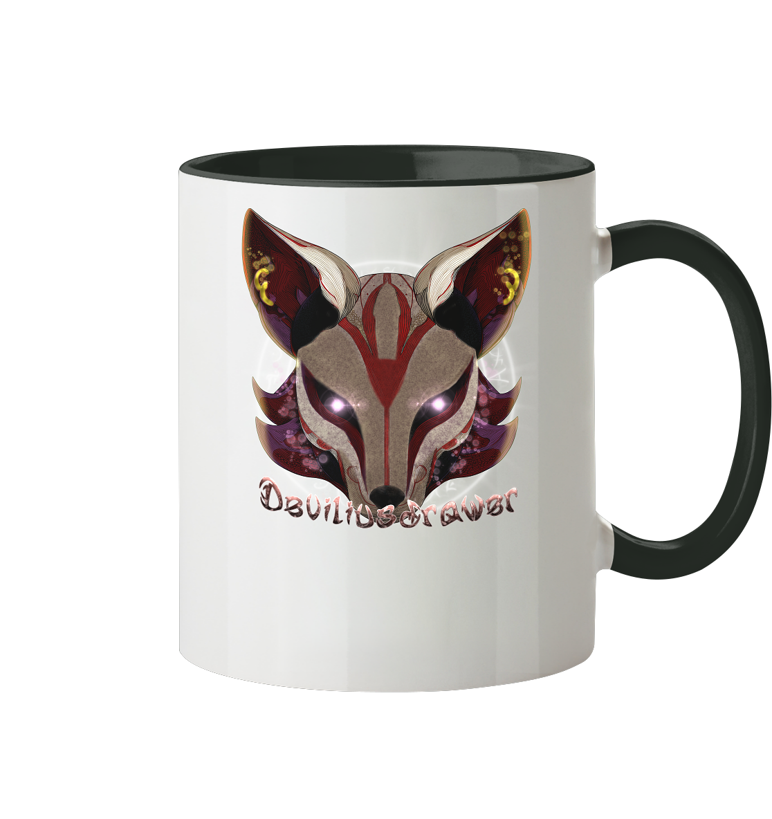 Deviliusdrawer Magic Kitsune - Tasse zweifarbig