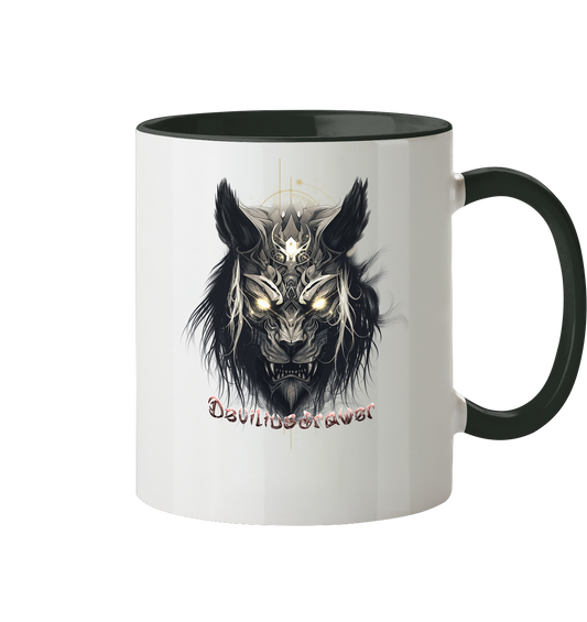 Deviliusdrawer Wolftiger - Tasse zweifarbig