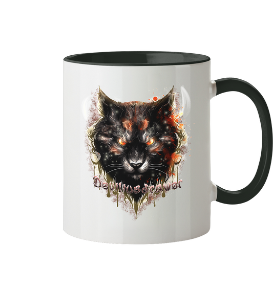Deviliusdrawer Red Devil Cat - Tasse zweifarbig
