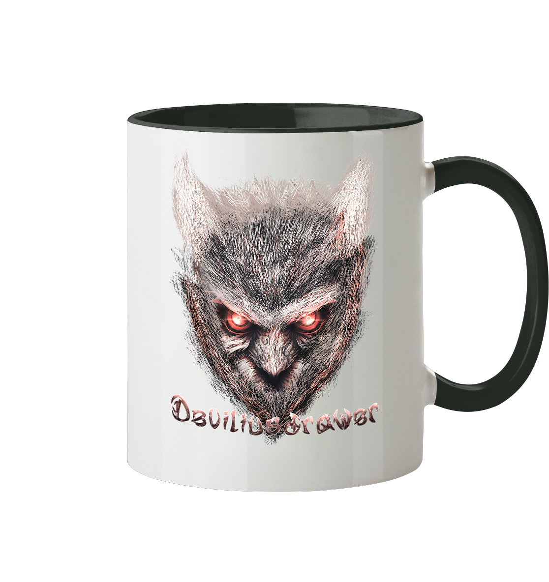 Deviliusdrawer Red Eyed Owl - Tasse zweifarbig
