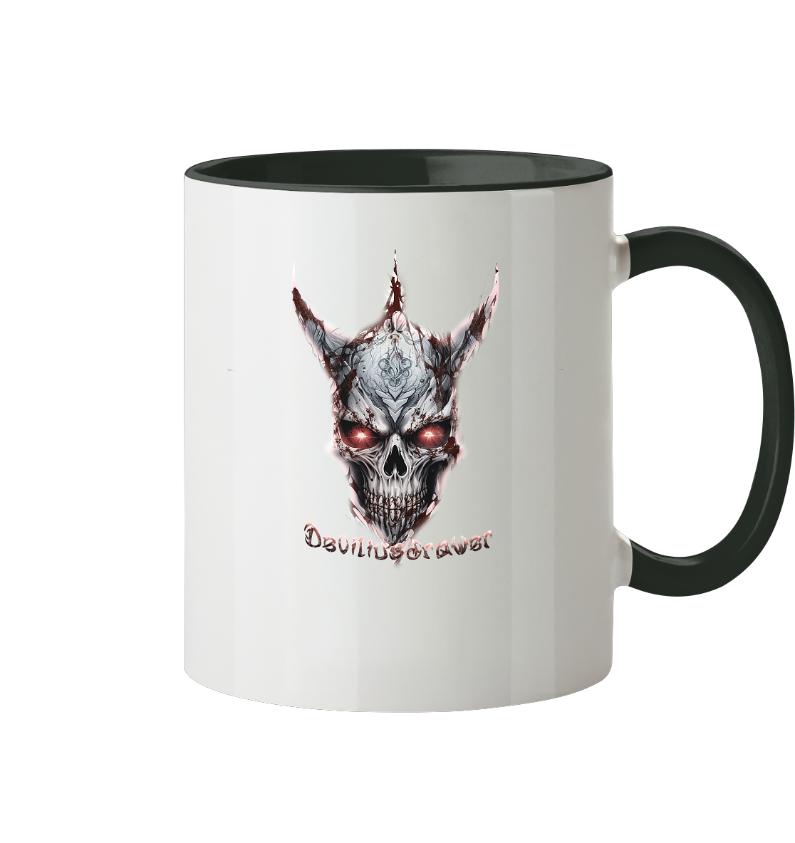 Deviliusdrawer Bloody Skeleton - Tasse zweifarbig