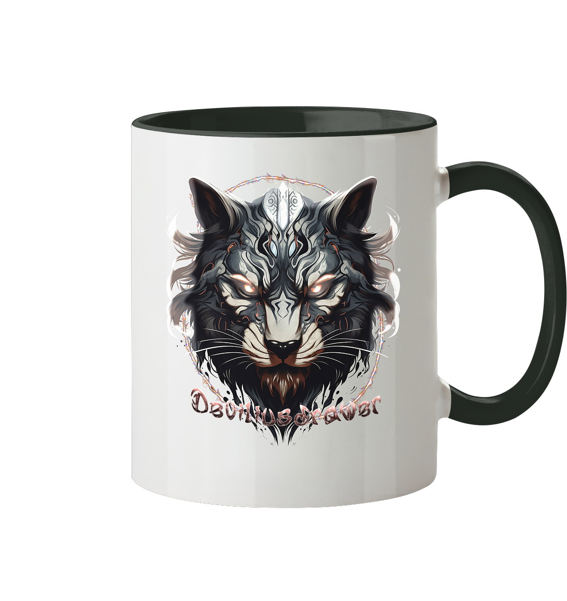 Deviliusdrawer Wolfcat - Tasse zweifarbig