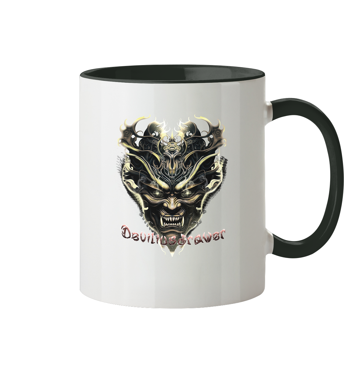 Deviliusdrawer Golden Demon Vampire - Tasse zweifarbig