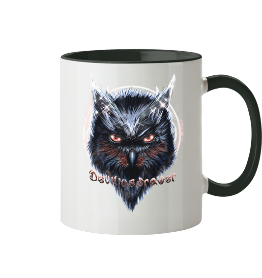 Deviliusdrawer Fire Owl - Tasse zweifarbig
