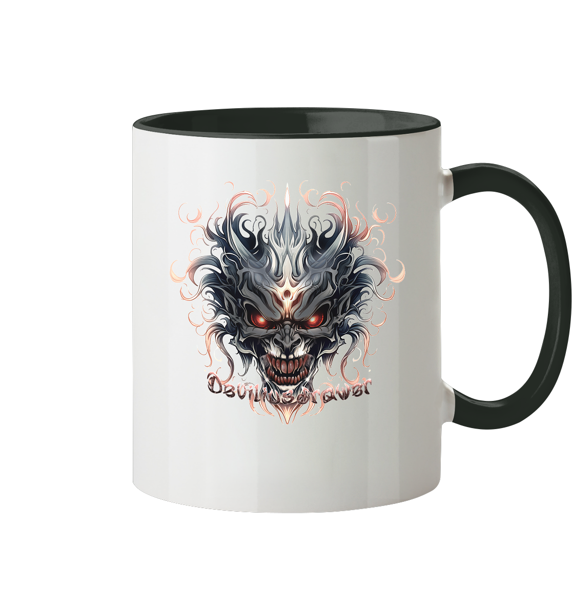 Deviliusdrawer Demon Mask - Tasse zweifarbig