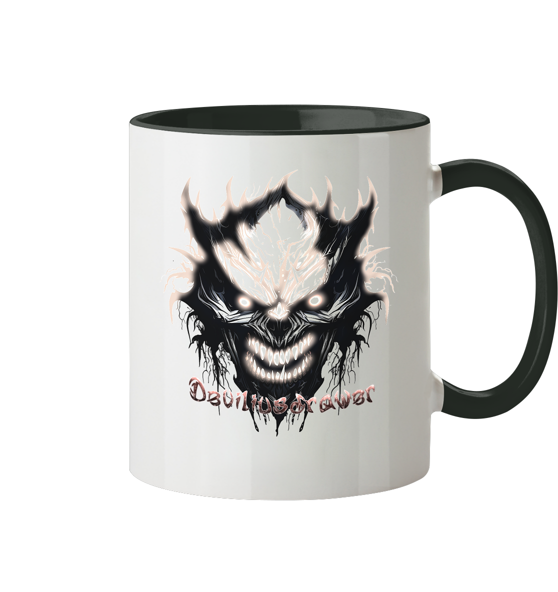Deviliusdrawer Crazy Glow Devil - Tasse zweifarbig