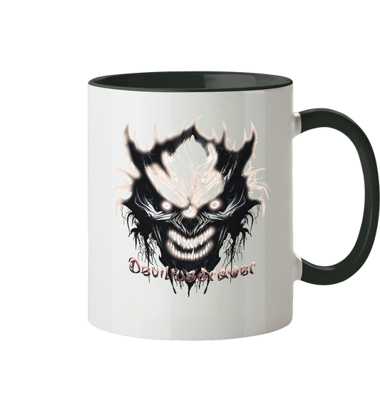 Deviliusdrawer Crazy Glow Devil - Tasse zweifarbig