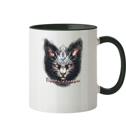 Deviliusdrawer Myshtical Redeyed Cat - Tasse zweifarbig