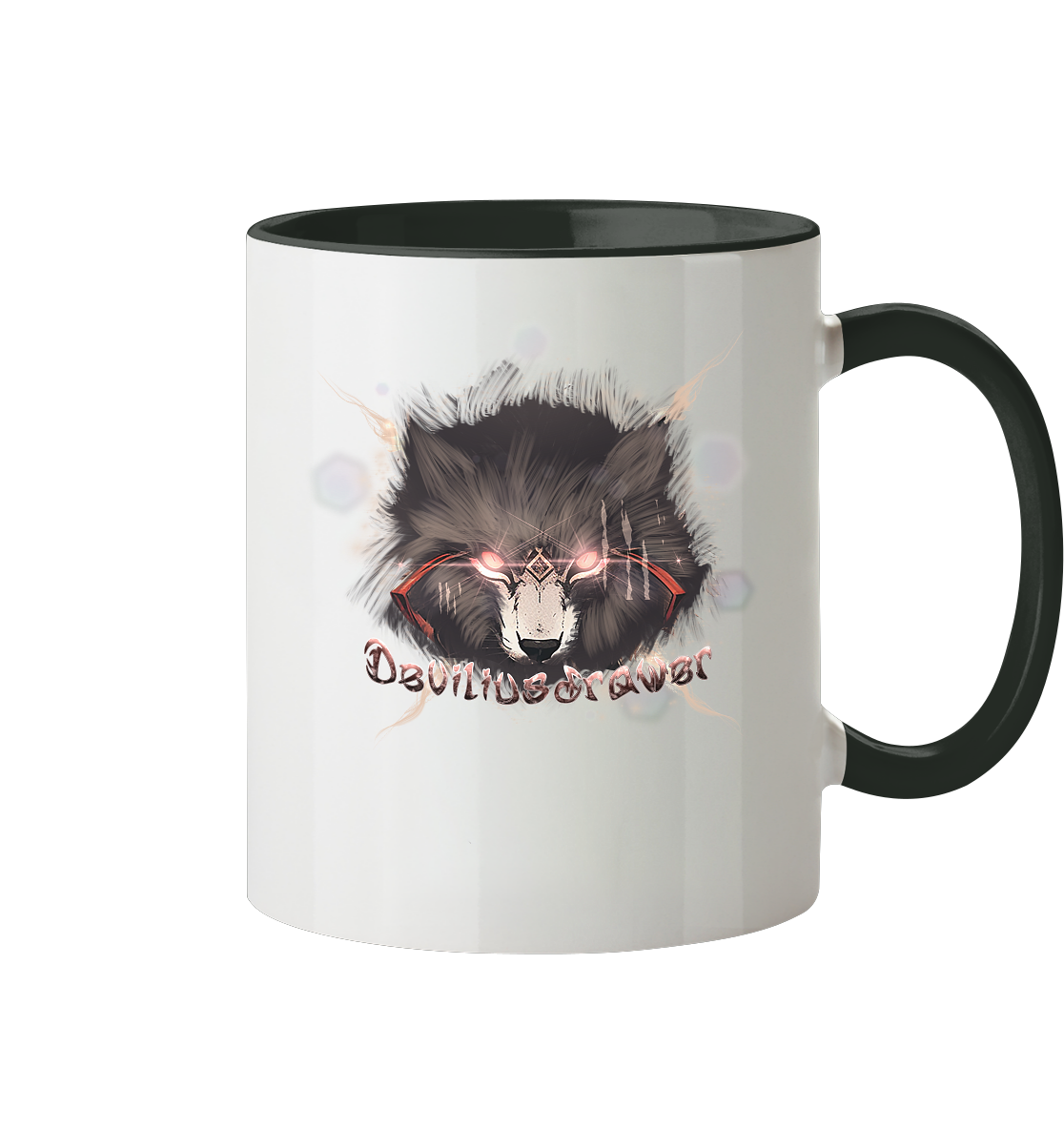 Deviliusdrawer Sparking Wolf - Tasse zweifarbig