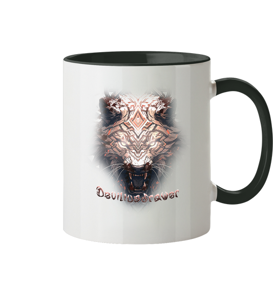 Deviliusdrawer Gold Metal Tiger - Tasse zweifarbig