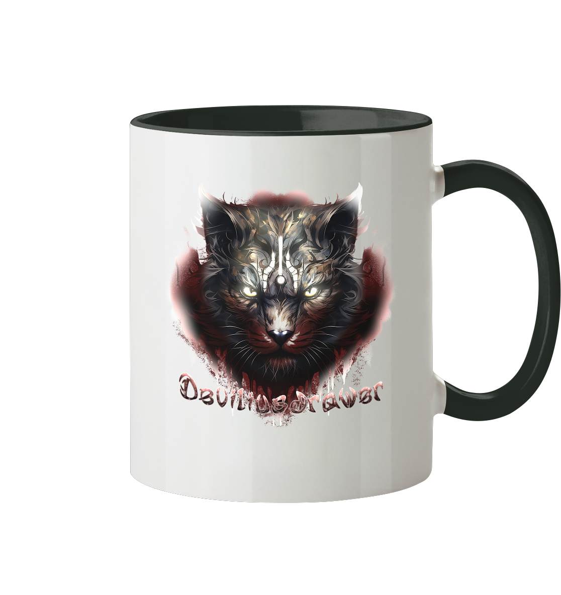 Deviliusdrawer Angry Badass - Tasse zweifarbig